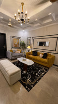 Luxe Tufted Ottoman